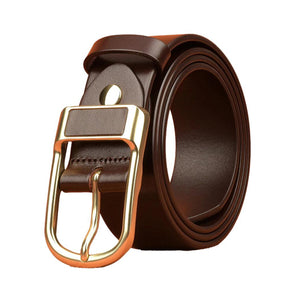 Fashion Brown Genuine Leather Belt 時尚棕色牛皮皮帶 KCBELT1103