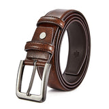 Fashion Brown Genuine Leather Belt 時尚棕色牛皮皮帶 KCBELT1105