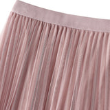 Beaded Mesh Maxi Skirt 釘珠網紗半身長裙 (KCCLSP2140a)