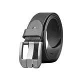 Black Men's Dress Casual Every Day Leather Belt 黑色男士正裝休閒日常皮帶 KCBELT1165