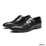 赫爾蒙真皮英式孟克鞋 / Hermon Leather Monk Strap Shoes KN25001