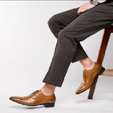 溫莎真皮三接頭商務鞋 / Windsor Leather Cap Toe Business Shoes KN25019