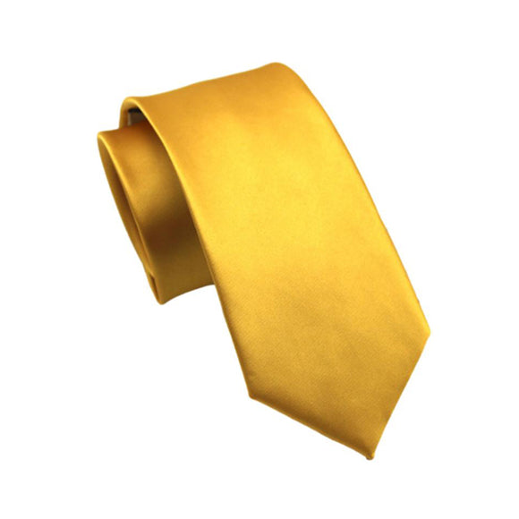 Solid Color Yellow Tie Formal Necktie for Men 男士黄色領帶正裝領帶 KCBT2342
