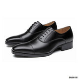 維森特真皮三接頭商務鞋 / Vicente Leather Cap Toe Business Shoes KN25006