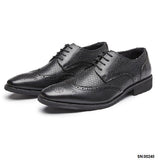 麥卡利斯特真皮雕花皮鞋 / McAllister Leather Brogues Shoes KN25031
