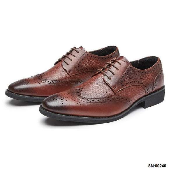 帕薩迪納真皮雕花皮鞋 / Pasadena Leather Brogues Shoes KN25032