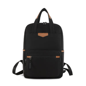 Laptop Black Backpack Purse for Women, 13.3 Inch Computer Business Stylish Black Backpacks 女士筆記本電腦黑色背包錢包，13.3 英寸電腦商務時尚黑色背包 KCBAG2230