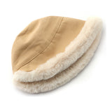 Japanese Beige Warm Bucket Hat 日系米色保暖漁夫帽 KCHT2423