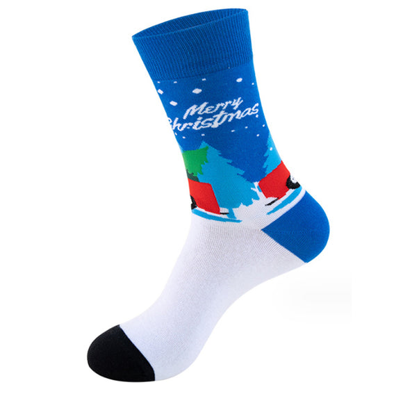 Christmas Pattern Cozy Socks (One Size) 聖誕圖案舒適襪子 (均碼) HS202066