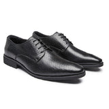 霍克利真皮壓花德比皮鞋 / Hawkley Leather Embossing Brogues Shoes KN25029