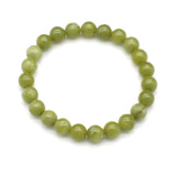 Natural Green Crystal Bracelet (Circumference 19cm) 天然綠水晶手鍊 (鍊長 19cm) KJBR16240