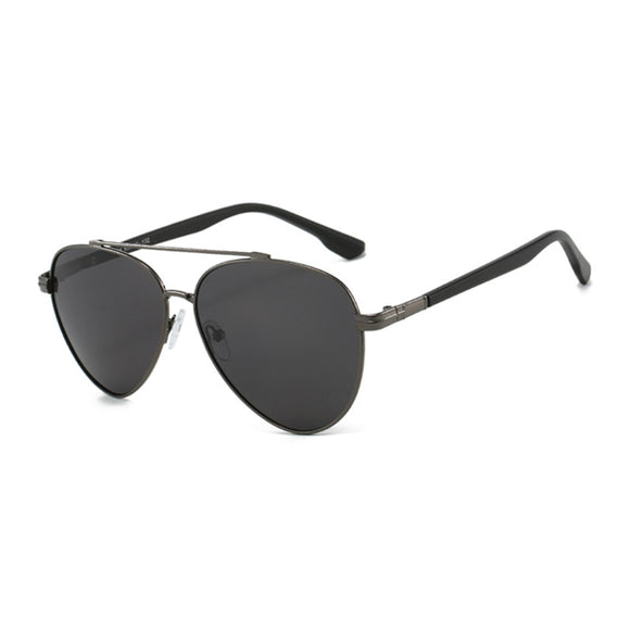 Classic Aviator Metal Material Polarized Double Bridge Sunglasses 經典飛行員金屬材質偏光雙樑太陽眼鏡 KCSG2243