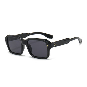 Black Round Frame Black Lens Polarized Sunglasses UV 400 Protection 黑色圓框黑色鏡片偏光太陽眼鏡 KCSG2246