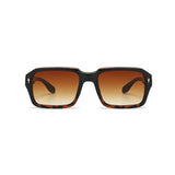 Brown Round Frame Brown Lens Polarized Sunglasses UV 400 Protection 棕色圓框棕色鏡片偏光太陽眼鏡 KCSG2247