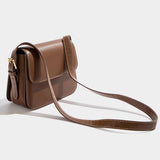 Caramel Small Square Bag Messenger Bag 焦糖色小方包斜挎包 KCBAG2225