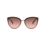 Pink Square Frame Pink Grey Lens Polarized Sunglasses UV 400 Protection 粉色方形框粉灰色鏡片偏光太陽眼鏡 KCSG2257