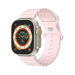 Pink Silicone Apple Watch Band 粉紅色矽膠 Apple 錶帶 KCWATCH1257