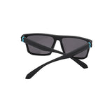 Black Round Frame Grey Lens Polarized Sunglasses UV 400 Protection 黑色圓框黑色鏡片偏光太陽眼鏡 KCSG2258