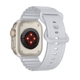 Light Grey Silicone Apple Watch Band 淺灰色矽膠 Apple 錶帶 KCWATCH1259