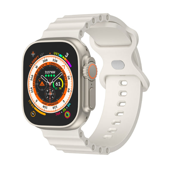 Starlight Silicone Apple Watch Band 星光色矽膠 Apple 錶帶 KCWATCH1260