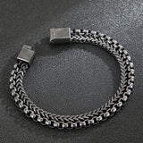 Korean Style Double Chain Stainless Steel Bracelet (Circumference 20cm) 韓版雙層不銹鋼手鍊 (鍊長 20cm) KJBR16269