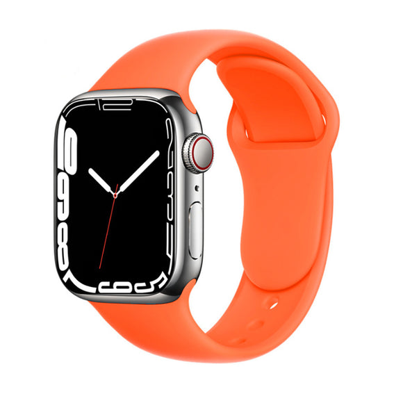 Orange Silicone Apple Watch Band 橙色矽膠 Apple 錶帶 KCWATCH1271