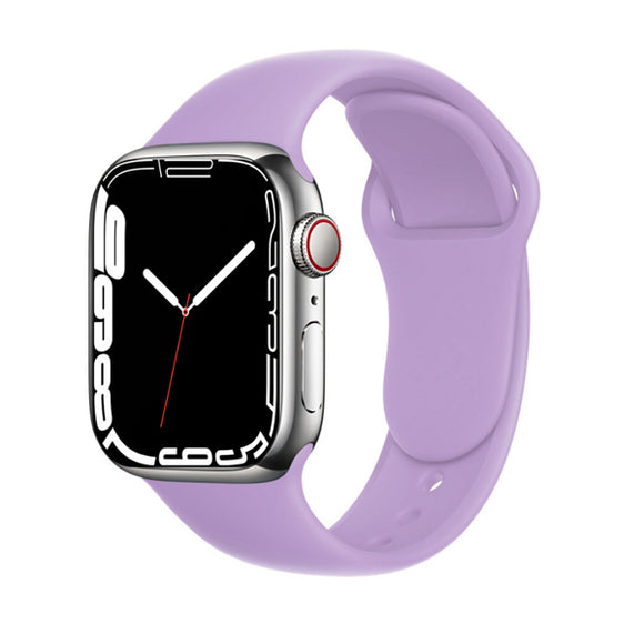 Lavender Purple Silicone Apple Watch Band 薰衣草紫色矽膠 Apple 錶帶 KCWATCH1272