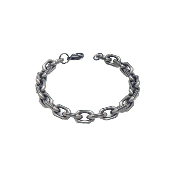 Stainless Steel 8mm Rock Hip Hop Bracelet (Circumference 20cm) 不銹鋼8毫米搖滾嘻哈手鍊 (鍊長 20cm) KJBR16276