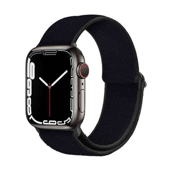 Black Nylon Braided Apple Watch Band 黑色尼龍編織 Apple 錶帶 KCWATCH1279