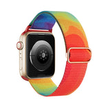 Rainbow Printed Nylon Apple Watch Band 彩虹尼龍彩繪 Apple 錶帶 KCWATCH1283
