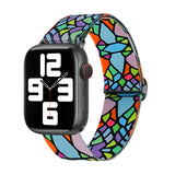 Printed Nylon Apple Watch Band 彩虹尼龍彩繪 Apple 錶帶 KCWATCH1285