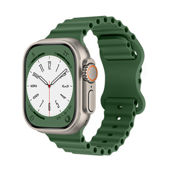 Alfalfa Grass Color Silicone Apple Watch Band 苜蓿草色矽膠 Apple 錶帶 KCWATCH1288