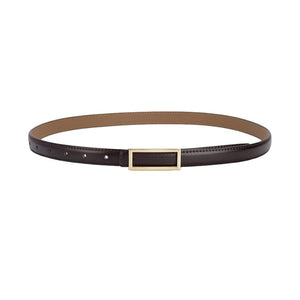 Coffee Women Genuine Leather Belt 咖啡色女士真皮腰帶 KCBELT1028c