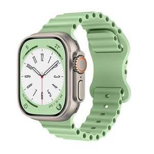 Pistachio Color Silicone Apple Watch Band 開心果色矽膠 Apple 錶帶 KCWATCH1290