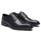 埃弗雷特真皮雕花皮鞋 / Everett Leather Brogues Shoes KN25033