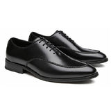 溫德爾雕花真皮牛津皮鞋 / Wendell Brogue Leather Oxford Shoes KN25027