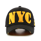 NYC Embroidery Black Adjustable Baseball Cap NYC刺绣黑色可調節棒球帽 KCHT2357