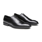 巴勒莫雕花真皮牛津皮鞋 / Palermo Brogue Leather Oxford Shoes KN25013