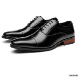 梅爾茨真皮三接頭皮鞋  Merz Leather Cap Toe Shoes KN25039