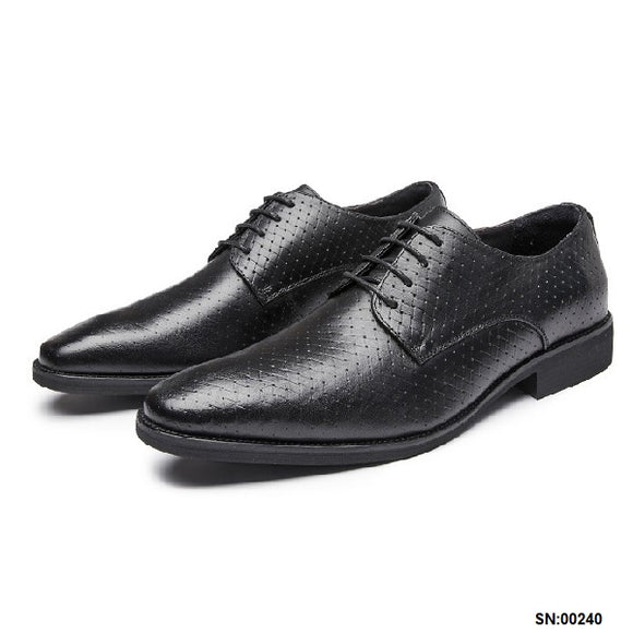 霍克利真皮壓花德比皮鞋 / Hawkley Leather Embossing Brogues Shoes KN25029