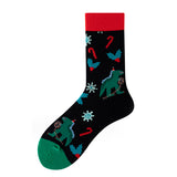 Set of 5 Pairs Christmas Theme Pattern Cozy Socks (One Size) 5對一套聖誕主題圖案舒適襪子 (均碼) HS202423