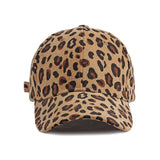 Corduroy Leopard Print Baseball Cap 燈芯絨豹紋棒球帽 KCHT2330