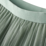 Beaded Mesh Maxi Skirt 釘珠網紗半身長裙 (KCCLSP2140b)