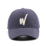 Letter W Blue Adjustable Baseball Cap W字母藍色可調節棒球帽 KCHT2362