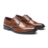 麥爾登真皮雕花皮鞋 Melton Leather Brogues Shoes KN25012