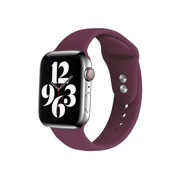 Burgundy Silicone Apple Watch Band 酒紅色矽膠 Apple 錶帶 KCWATCH1310