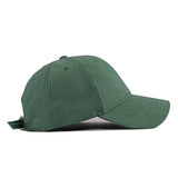 Dark Green Classic Suede Baseball Cap 墨綠色經典麂皮絨棒球帽 KCHT2325a