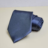 Solid Color Smoke Grey Tie Formal Necktie for Men 男士純色煙灰色領帶正裝領帶 KCBT2330
