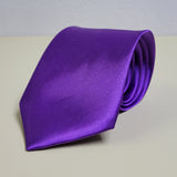 Solid Color Purple Tie Formal Necktie for Men 男士純色紫色領帶正裝領帶 KCBT2334