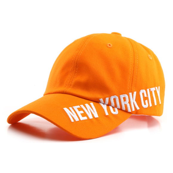 New York City Orange Adjustable Baseball Cap 紐約市橙色可調節棒球帽 KCHT2345a